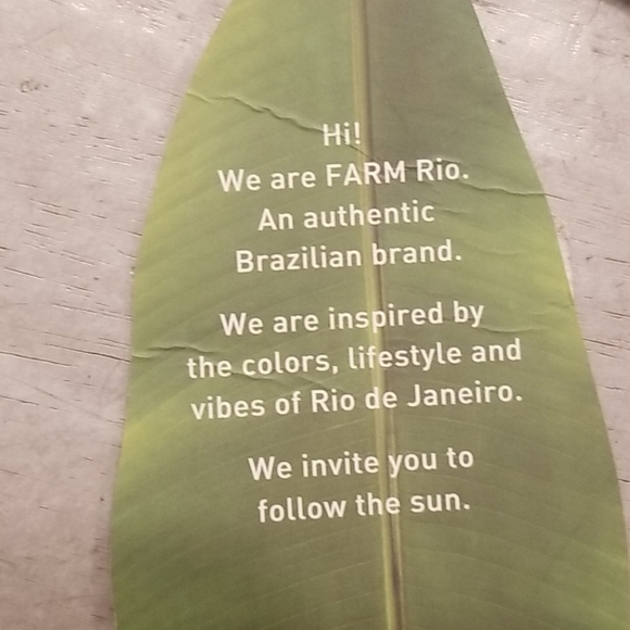 💕FARM RIO💕 Reversible Bandeau Strapless Bikini TOP XS NWT - Picture 11 of 16